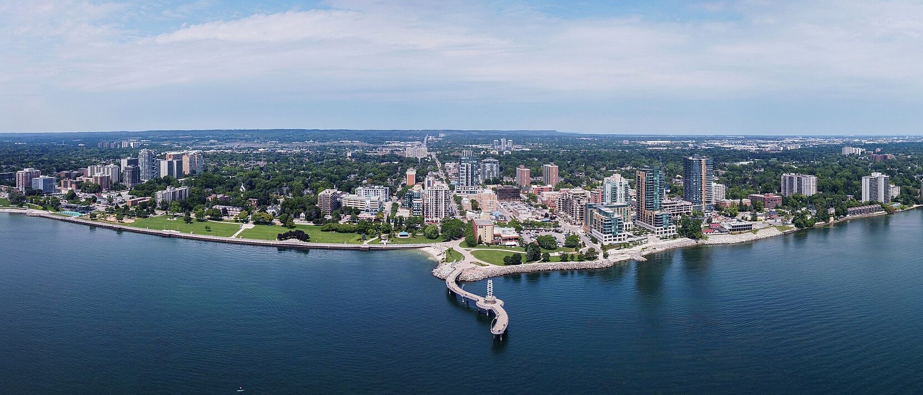 Burlington from the air