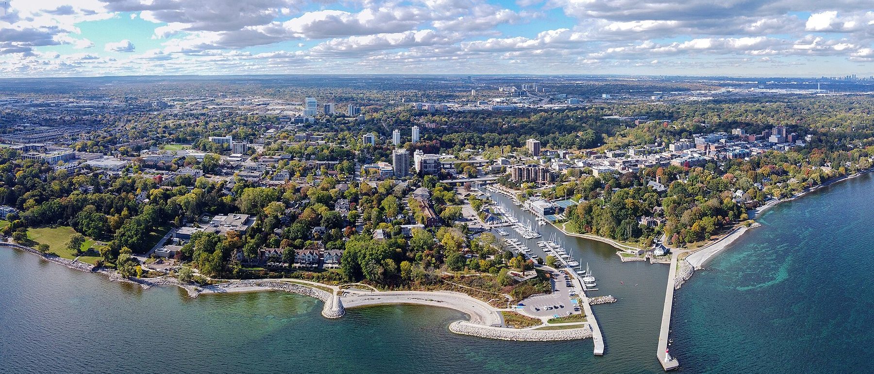 Oakville from the air