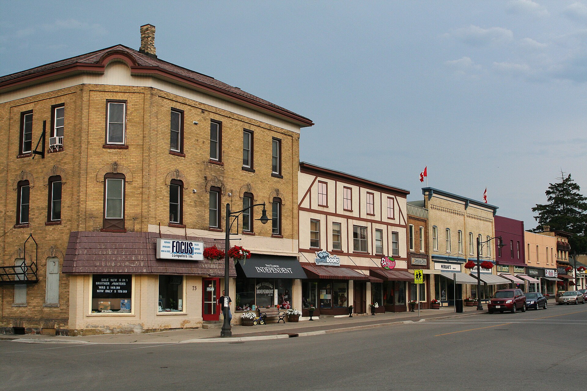 New Hamburg, west of Baden