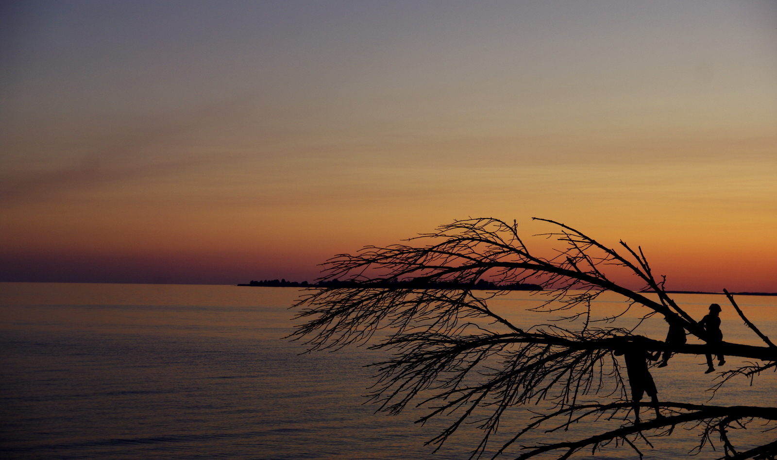 Sunset over Presqu'ile
