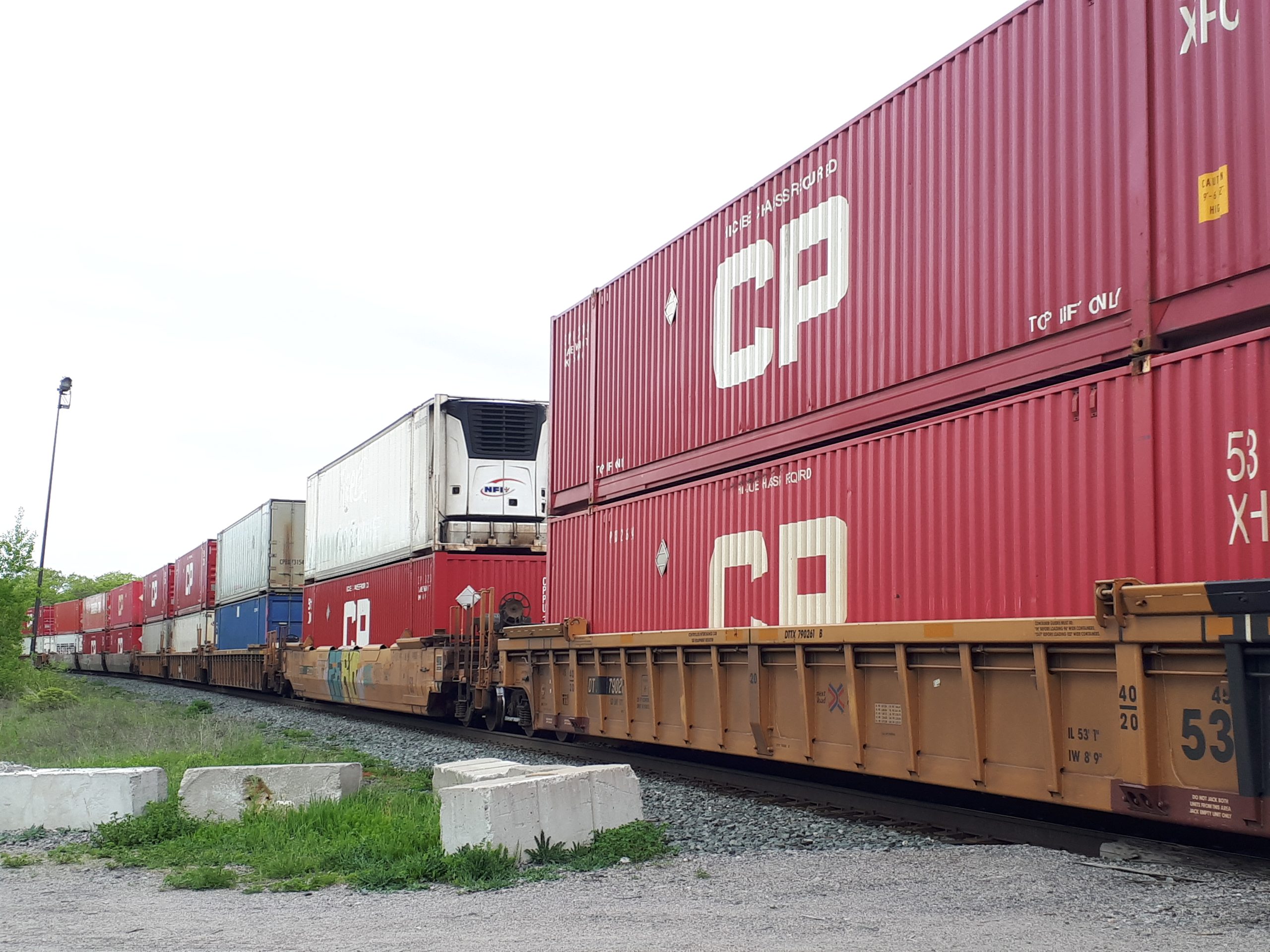 The CP yard at MacTier